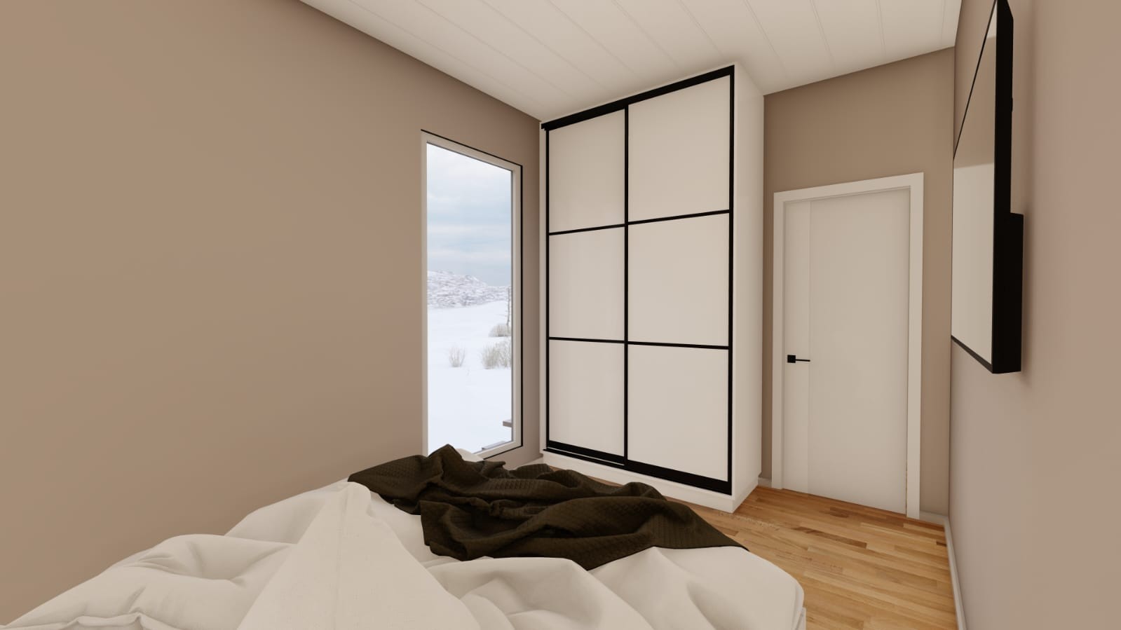 Вид дома в курортной зоне