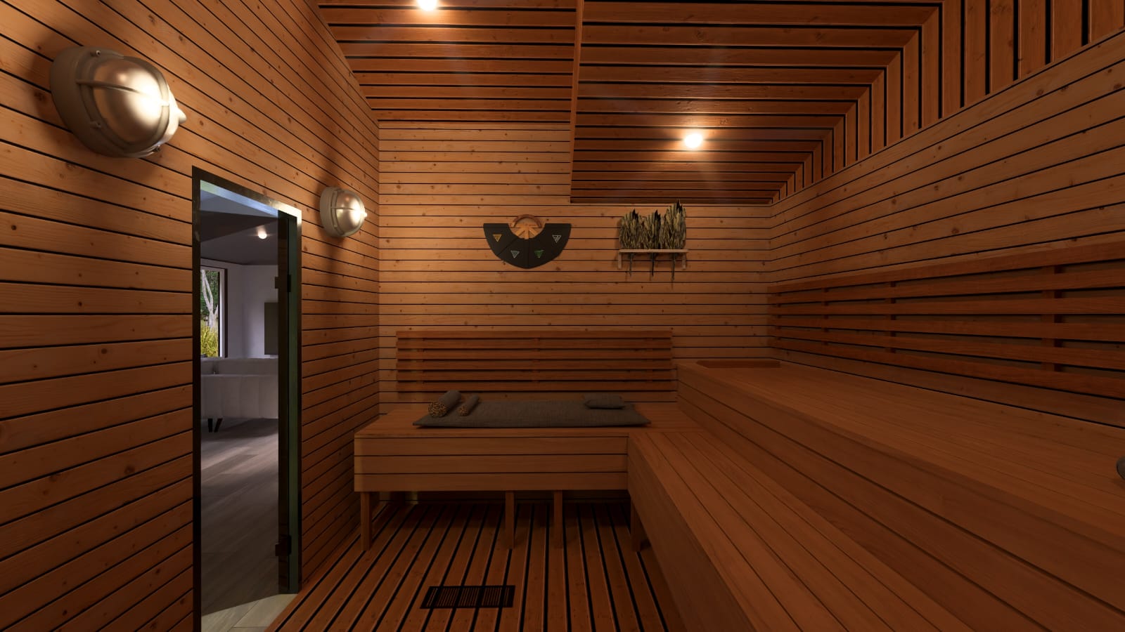 Баня с комнатой отдыха