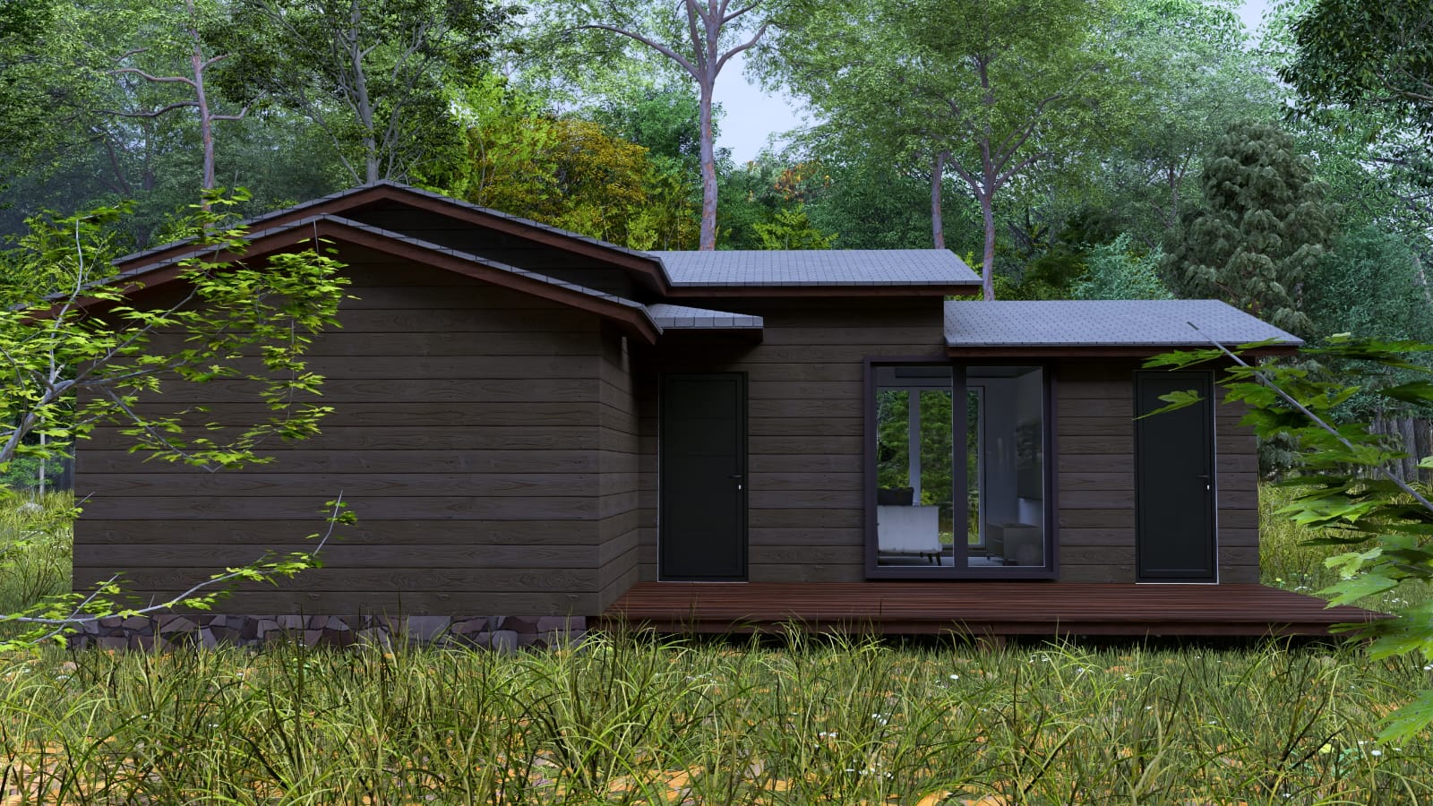 Баня с комнатой отдыха