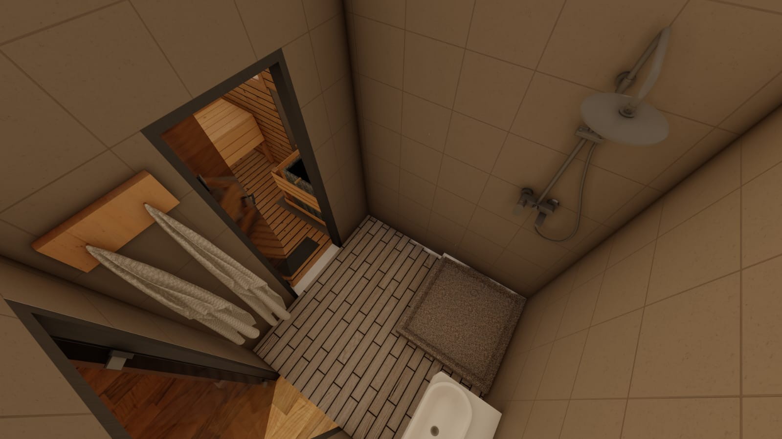 Домик с сауной