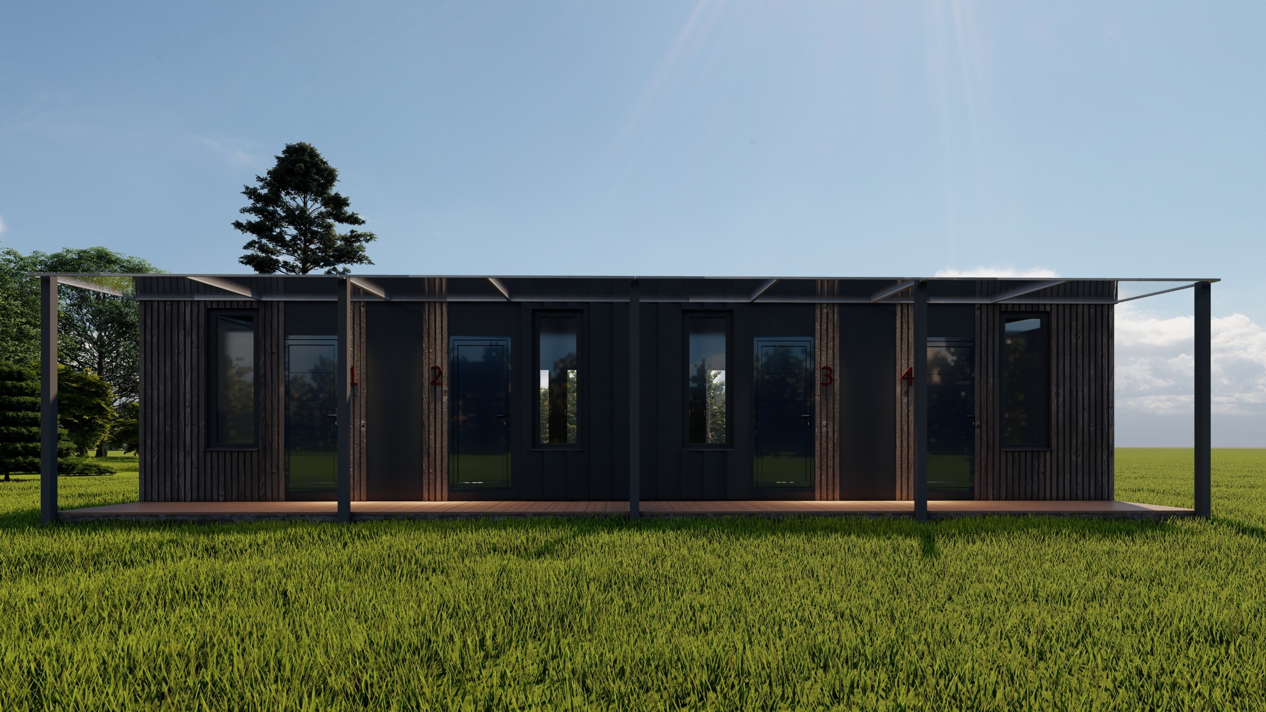 Гостиница на 4 номера